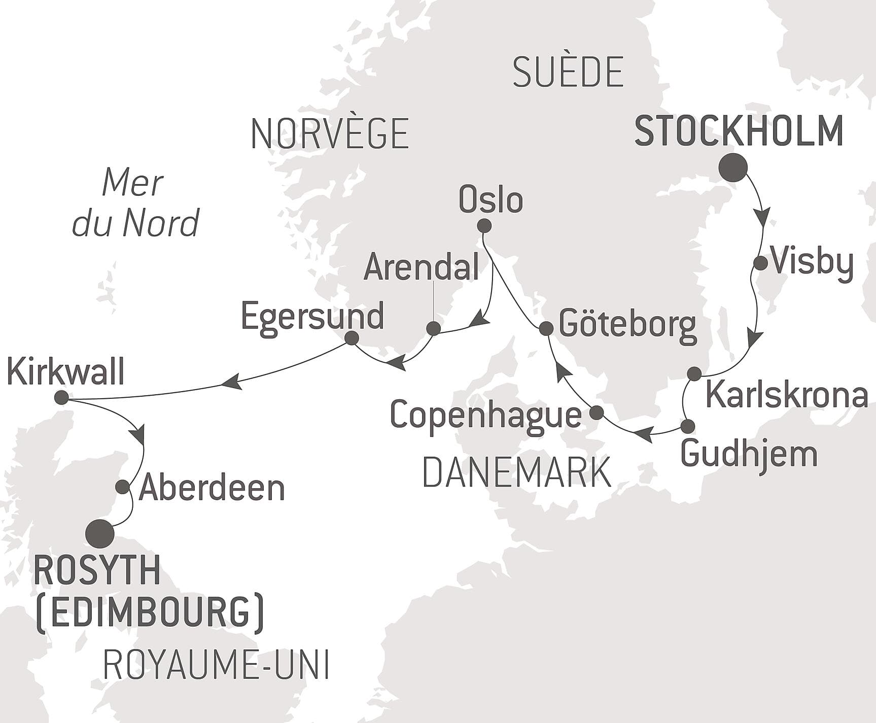 Trésors culturels et panoramas scandinaves