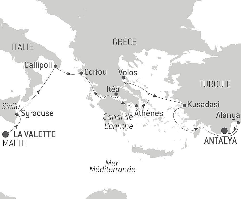 La Méditerranée : empreintes des grandes civilisations