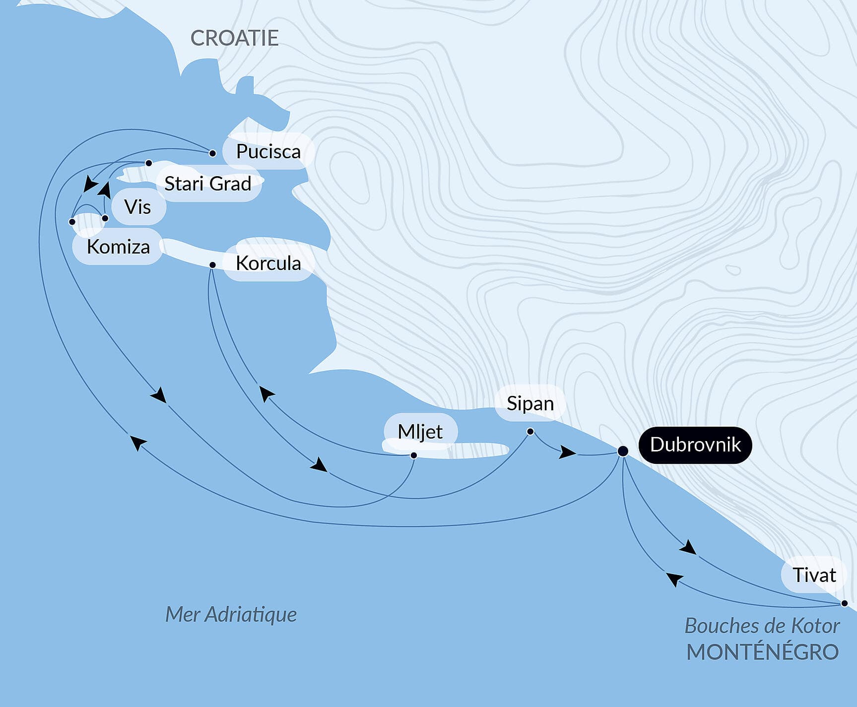 La Croatie, sous les voiles du Ponant
