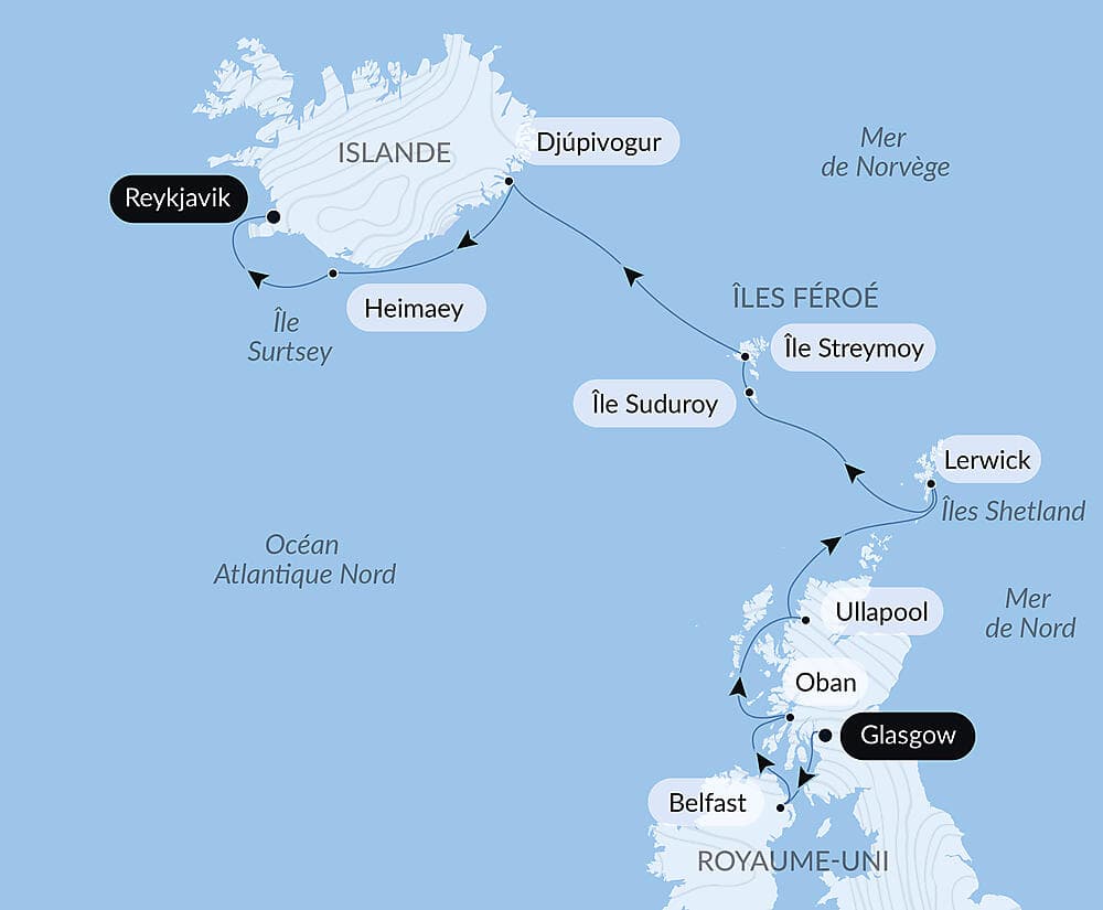 Territoires sauvages d’Écosse, des îles Féroé et d’Islande