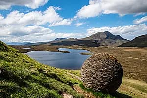 Randonnée au Knockan Crag