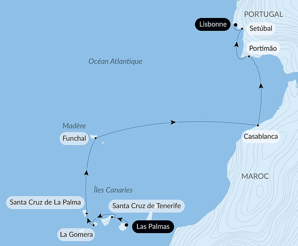 Îles volcaniques et cités historiques de l’Atlantique Nord null