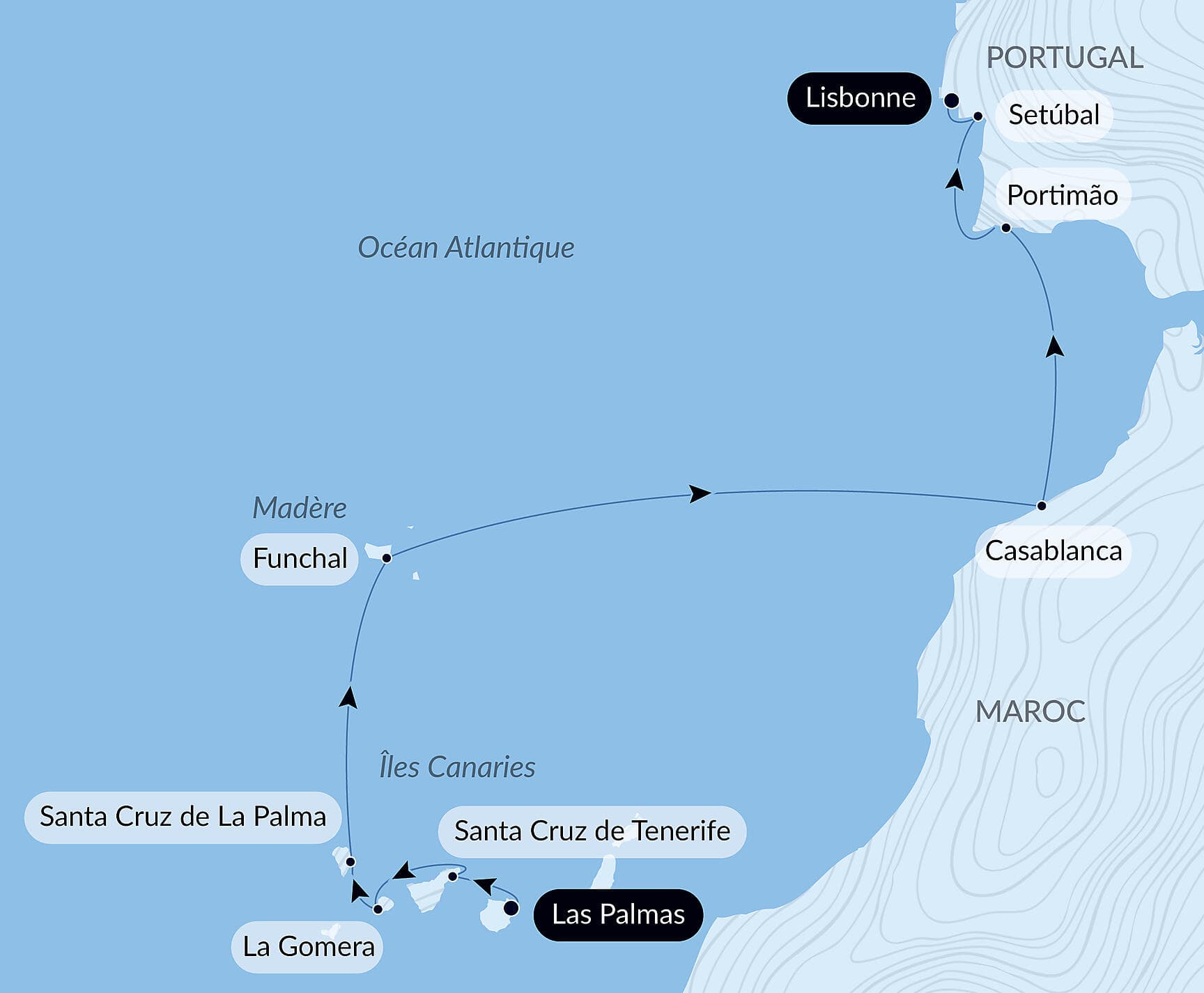 Îles volcaniques et cités historiques de l’Atlantique Nord