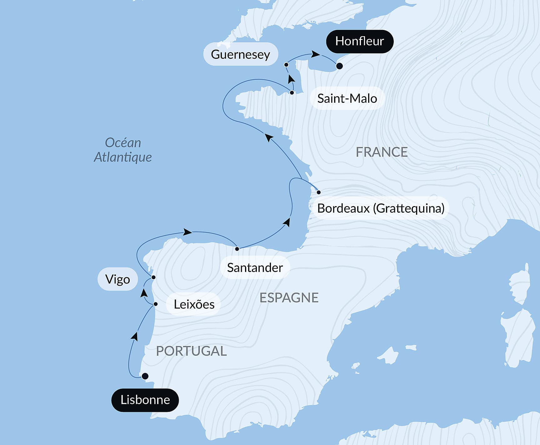 Péninsule ibérique et cités fortifiées d’Atlantique