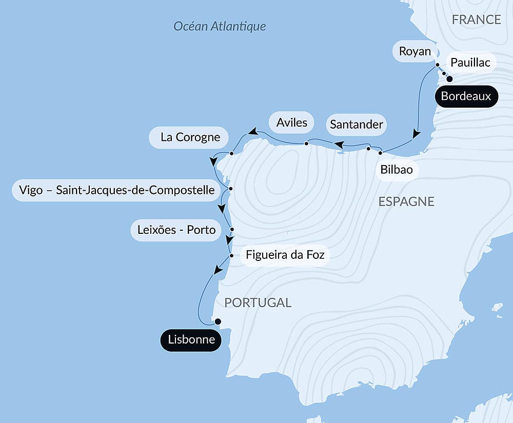 Golfe de Gascogne et péninsule ibérique