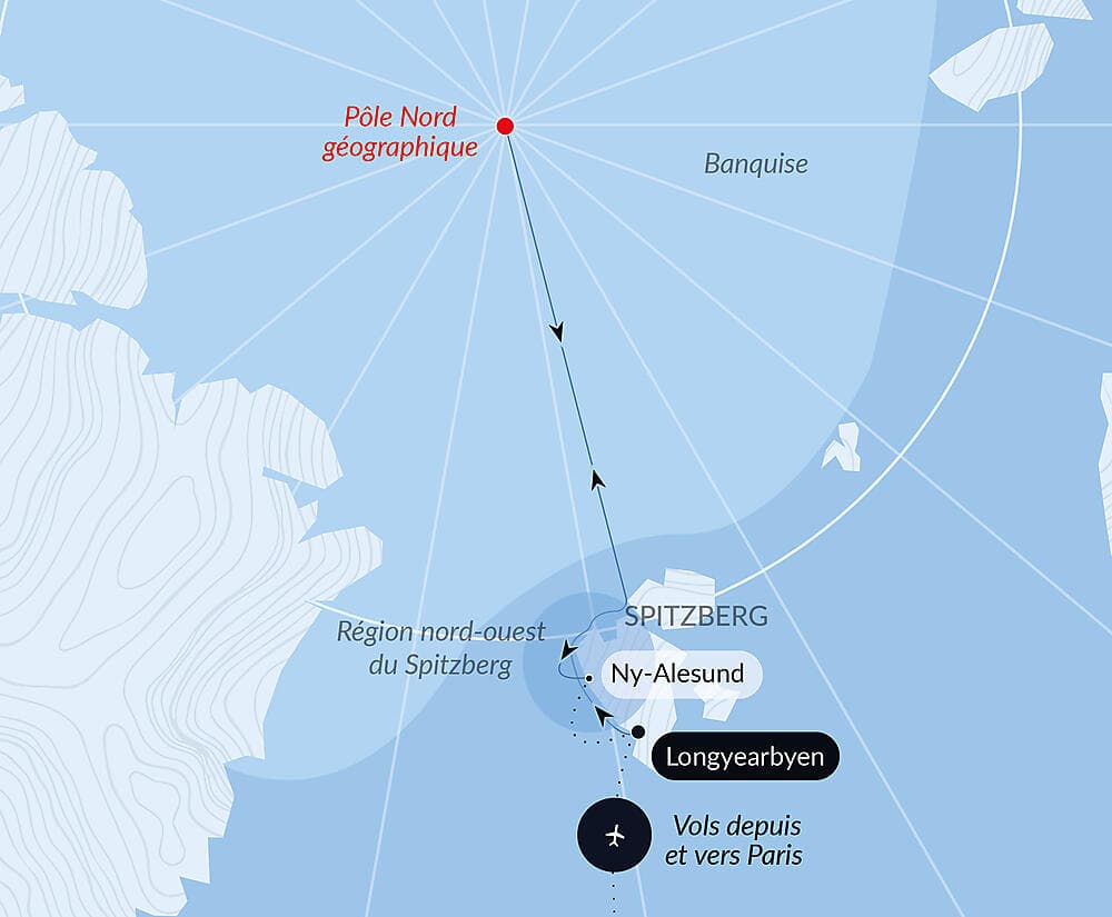 Le pôle Nord géographique