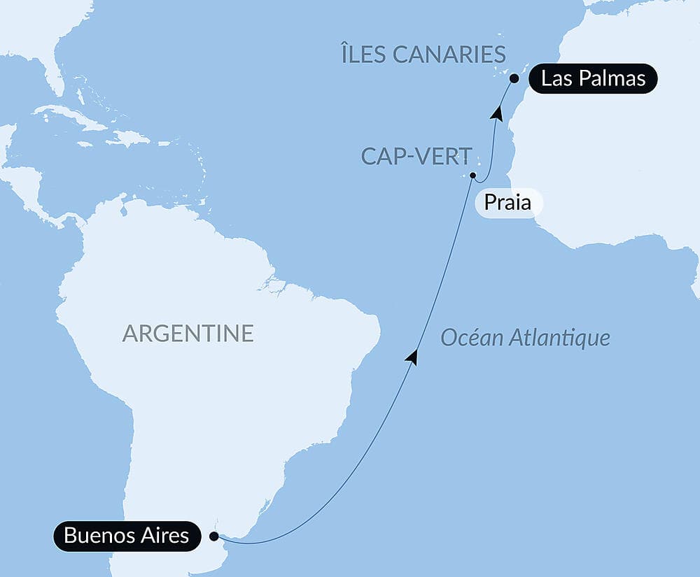 Voyage en Mer : Buenos Aires - Las Palmas de Gran Canaria null