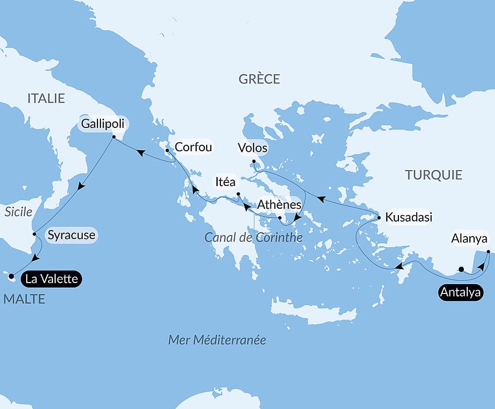 La Méditerranée : empreintes des grandes civilisations
