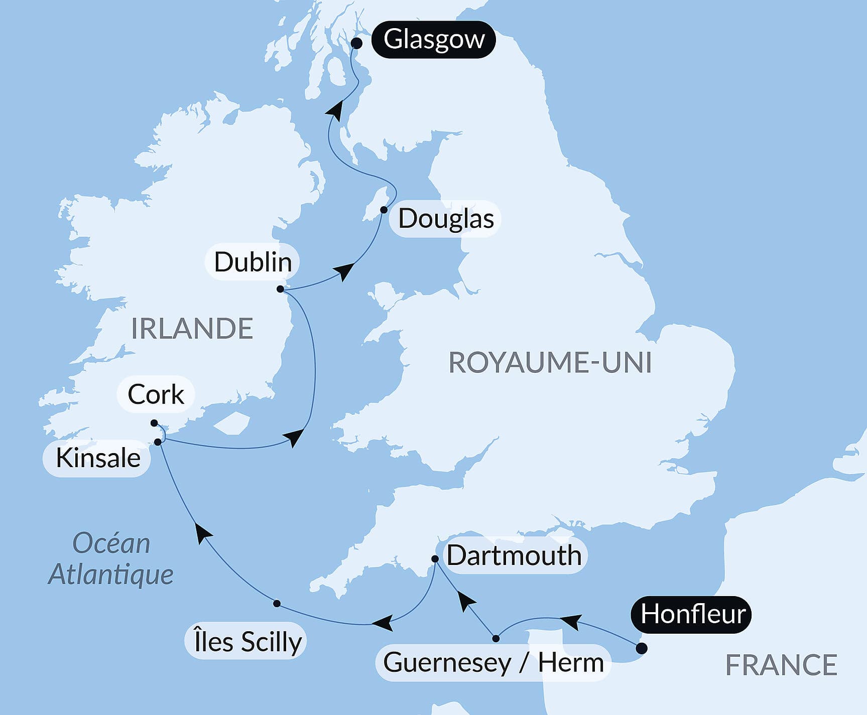 Archipels britanniques et rivages celtiques