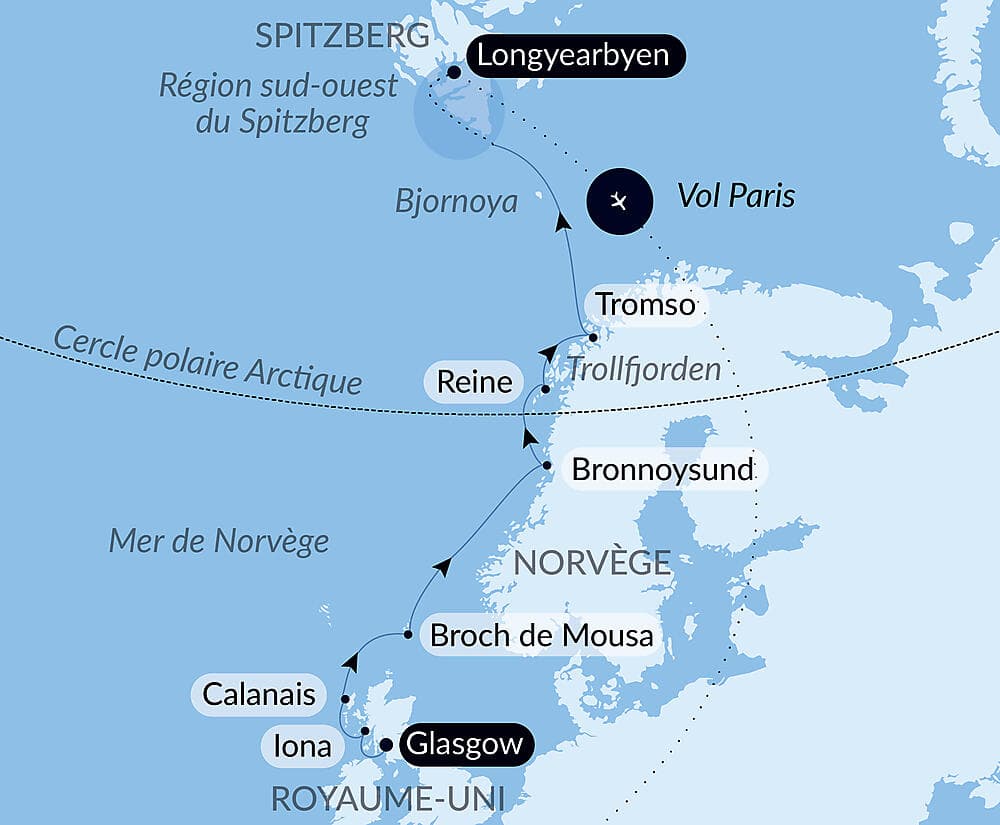 De l'Écosse au Spitzberg