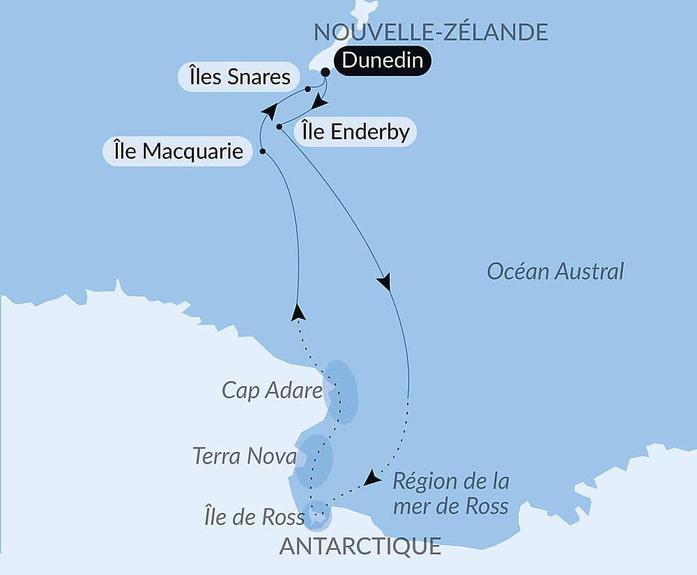 Expédition sur les traces de Scott et Shackleton