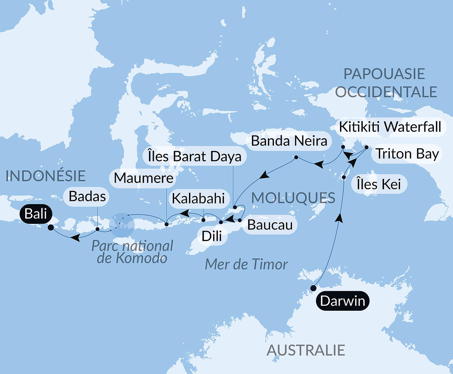 Trésors insulaires d'Indonésie et du Timor Oriental