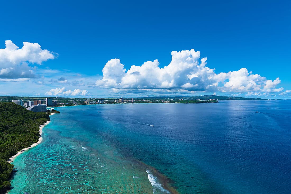 JOURNÉE DÉCOUVERTE DE L'ÎLE DE GUAM ET VOL GUAM - SÉOUL