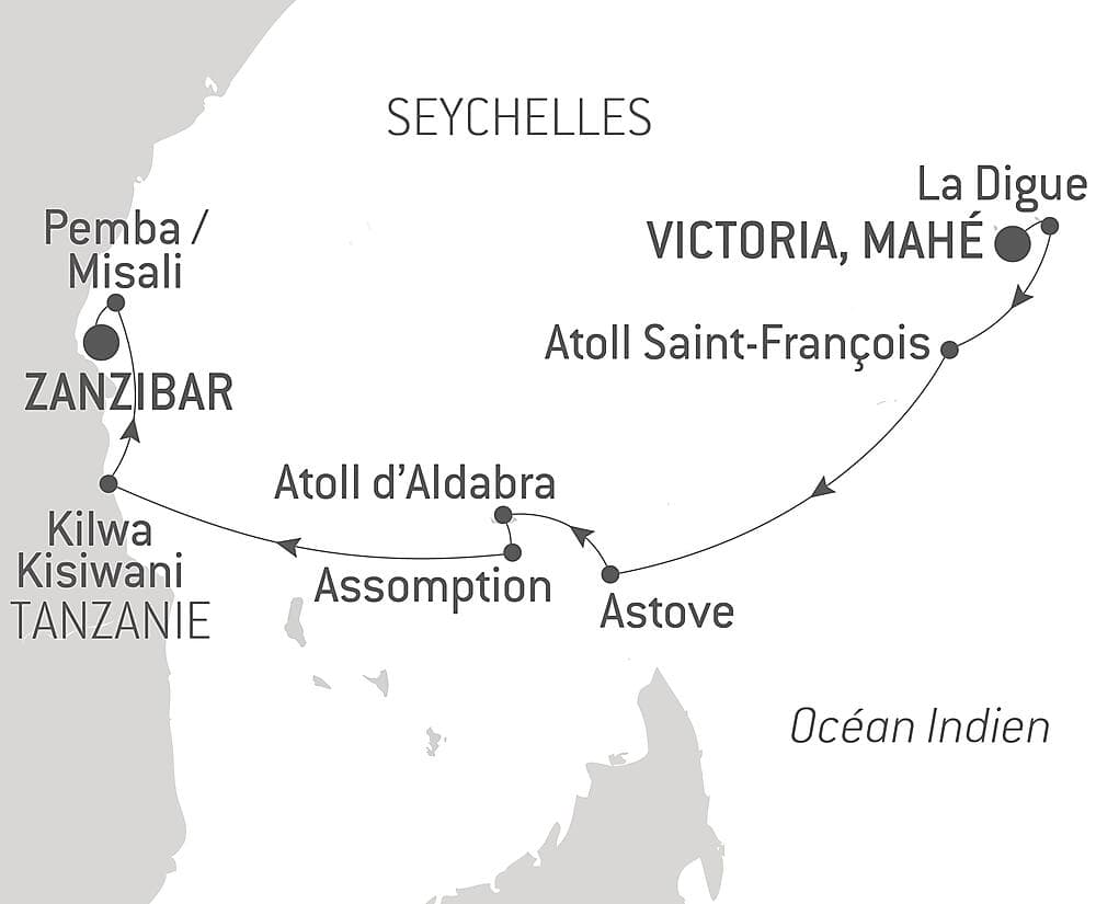 Zanzibar, Aldabra et trésors de l'océan Indien