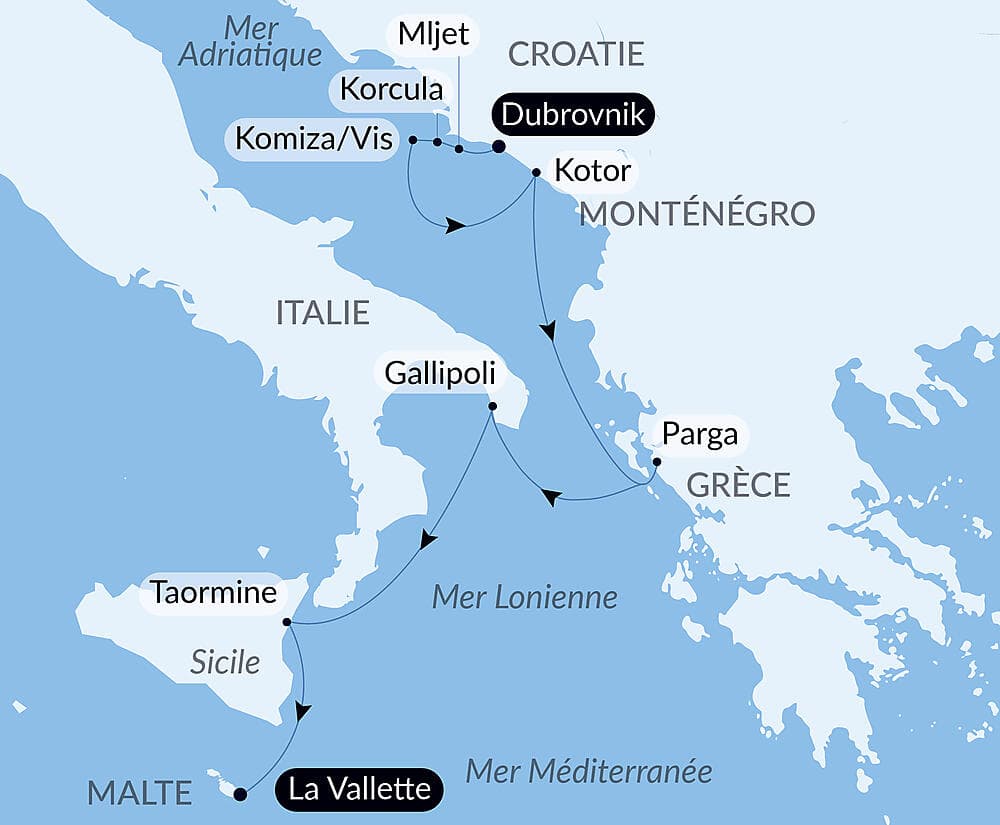 De l'Adriatique à la mer Ionienne