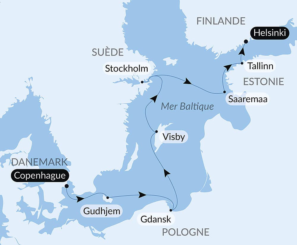 Capitales et villes emblématiques de la Baltique null