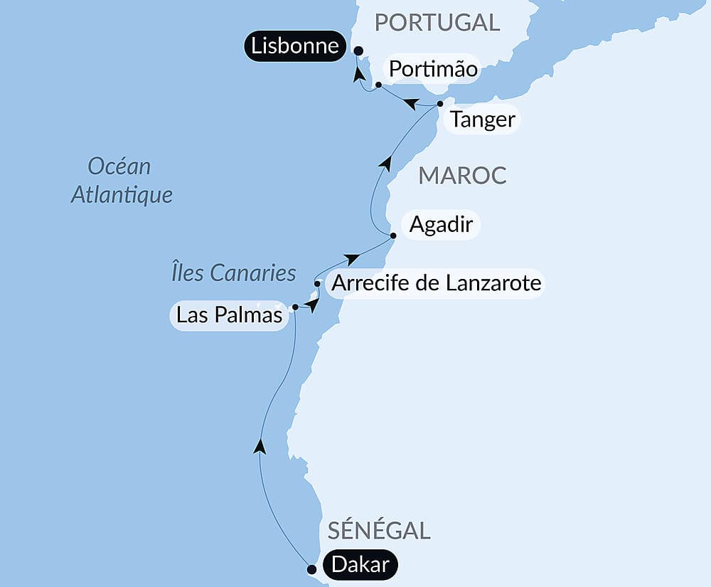Canaries, Maroc et Portugal null