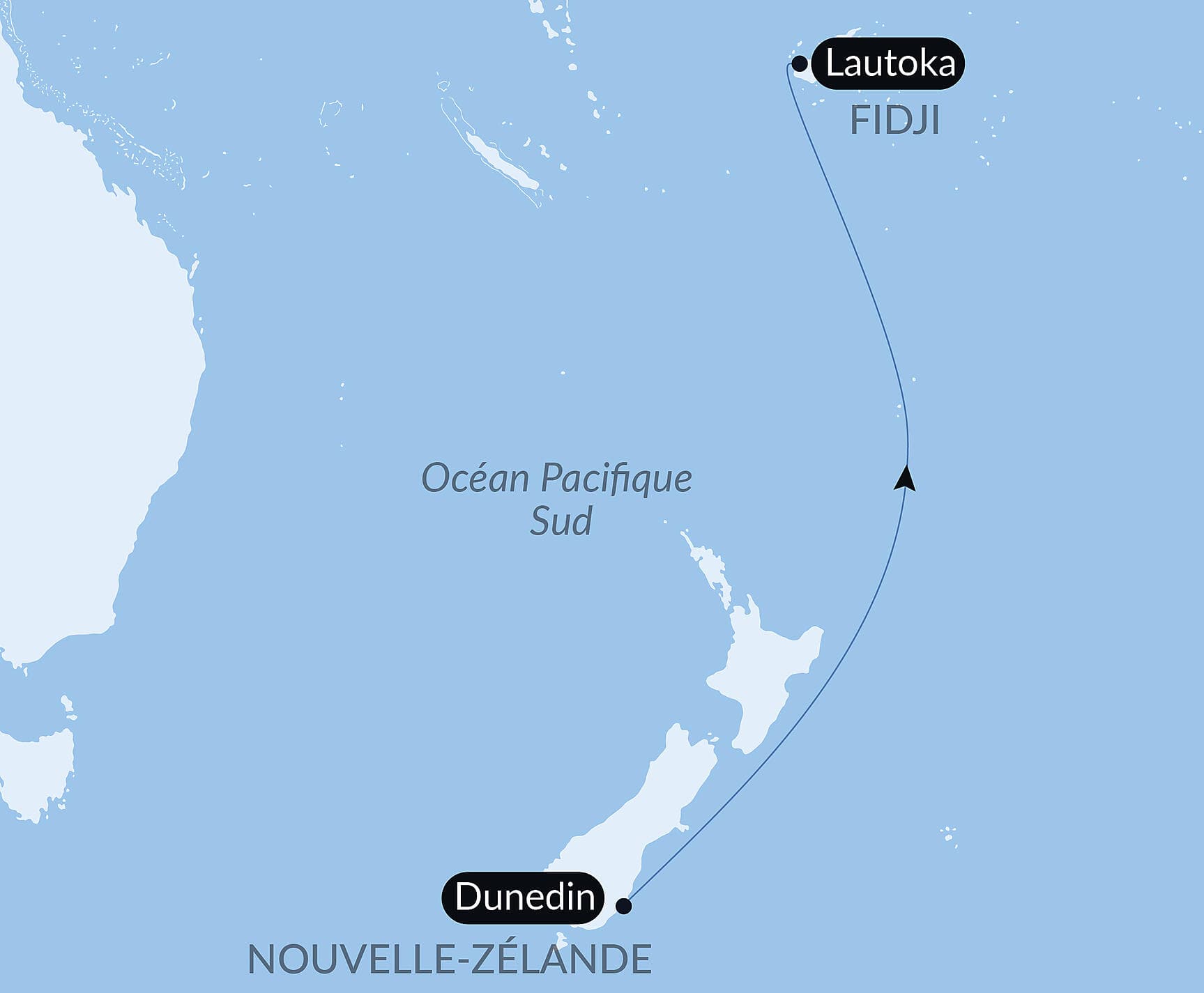 Voyage en Mer : Dunedin - Lautoka