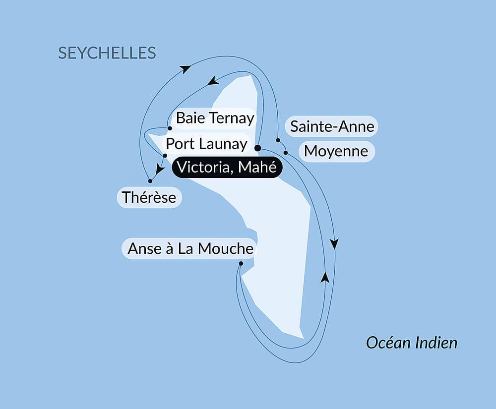 Les Seychelles sous les voiles du Spirit of Ponant