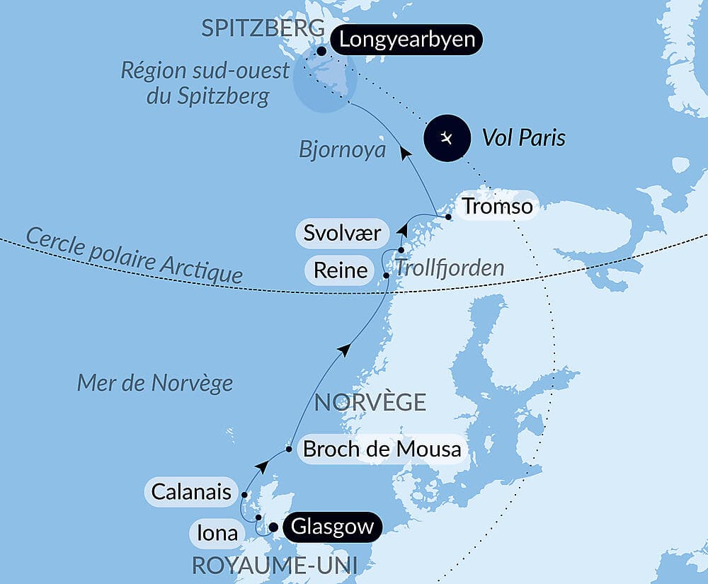 De l'Écosse au Spitzberg