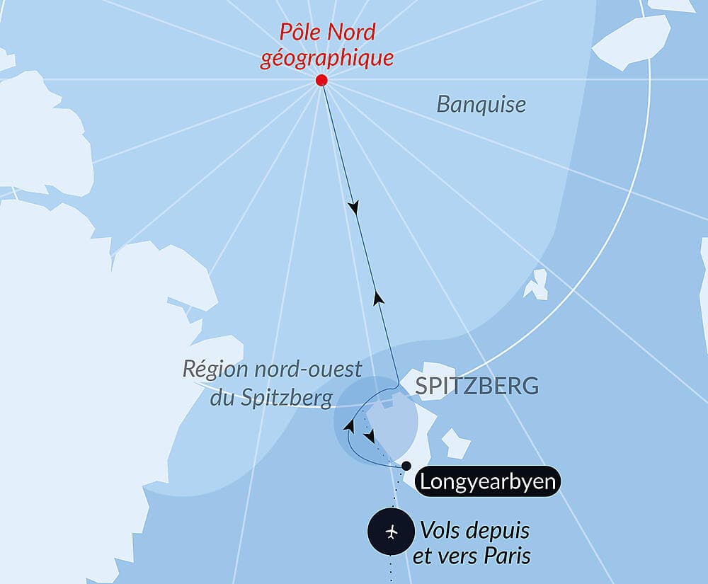 Le pôle Nord géographique null