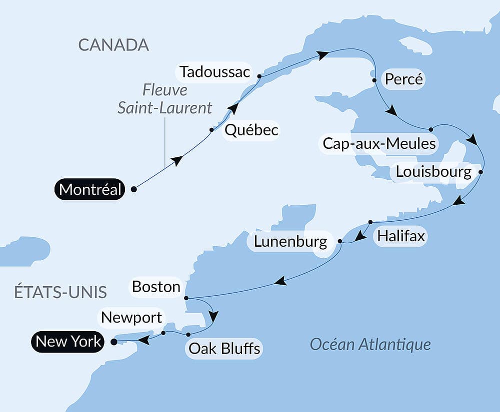 Croisière de la fidélité - De la Belle Province à Big Apple : nature et cités remarquables null