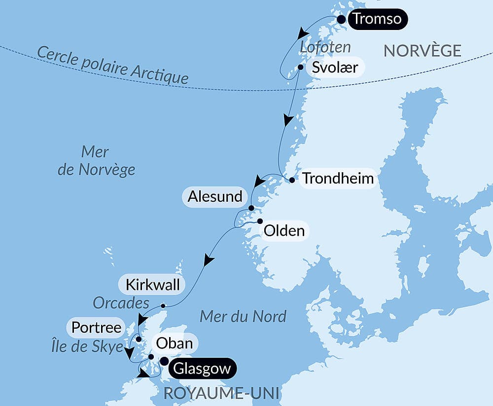 Du cercle polaire aux archipels écossais