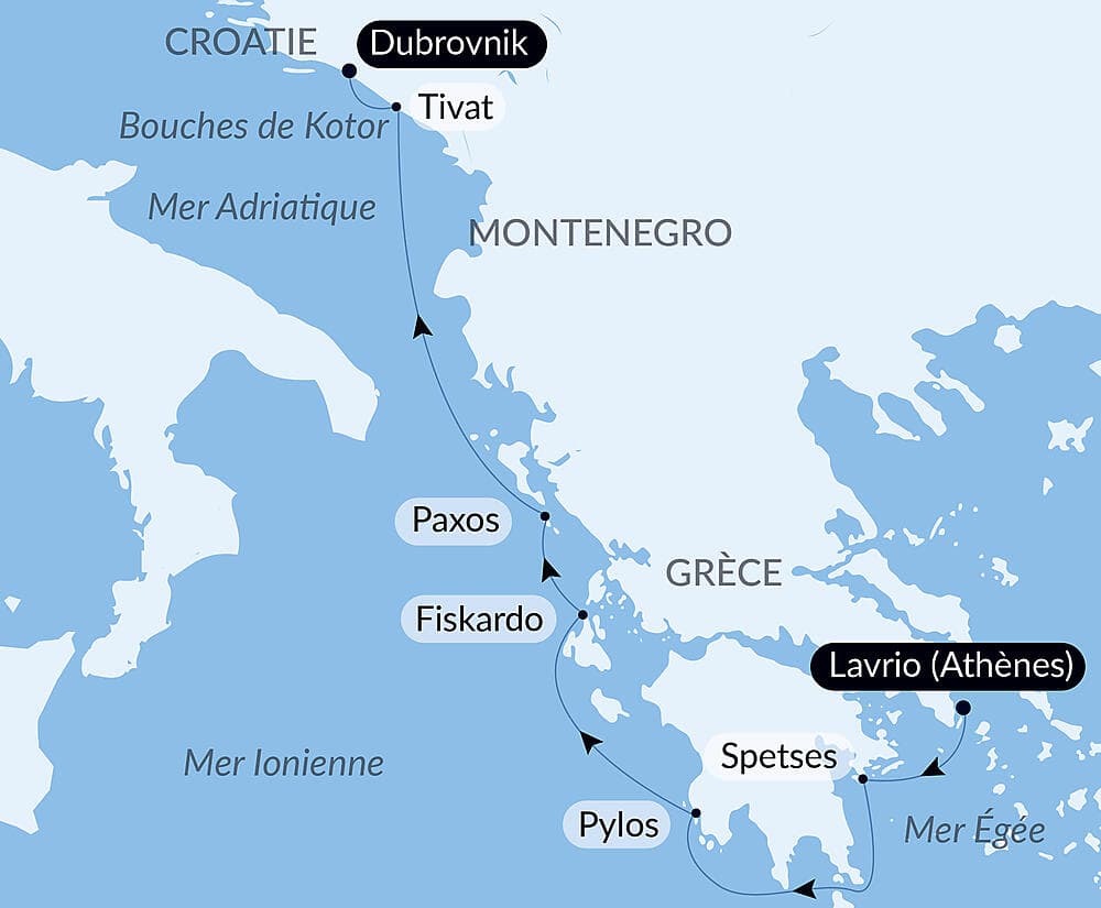 Le Ponant d’île en île, d’Athènes à Dubrovnik null