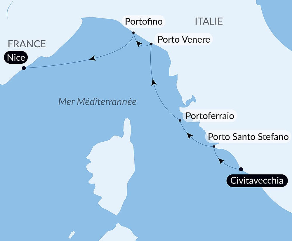 Toscane, Ligurie et Côte d’Azur