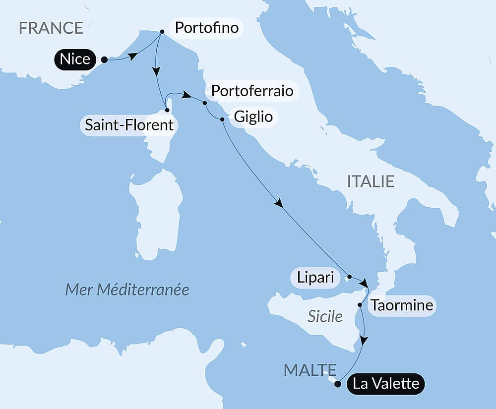 Île de Beauté, rivages italiens et Malte null