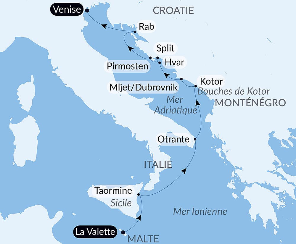 De Malte aux rives de l'Adriatique null