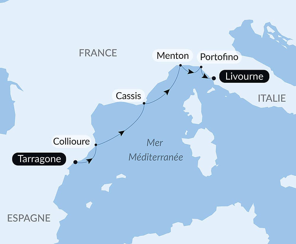 Des rivages catalans aux côtes italiennes