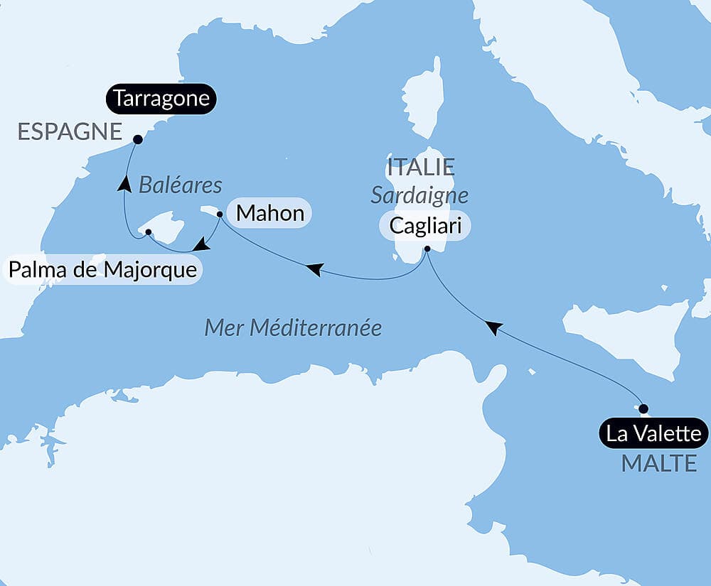 Sardaigne et Baléares