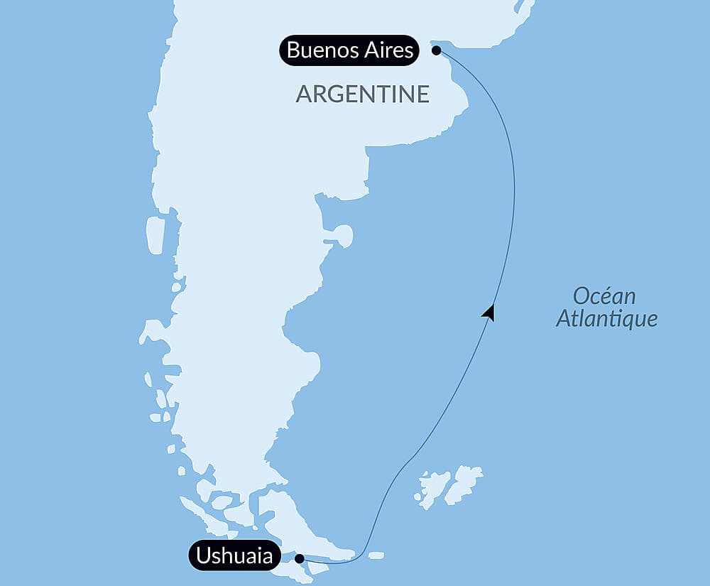Voyage en Mer : Ushuaia - Buenos Aires null