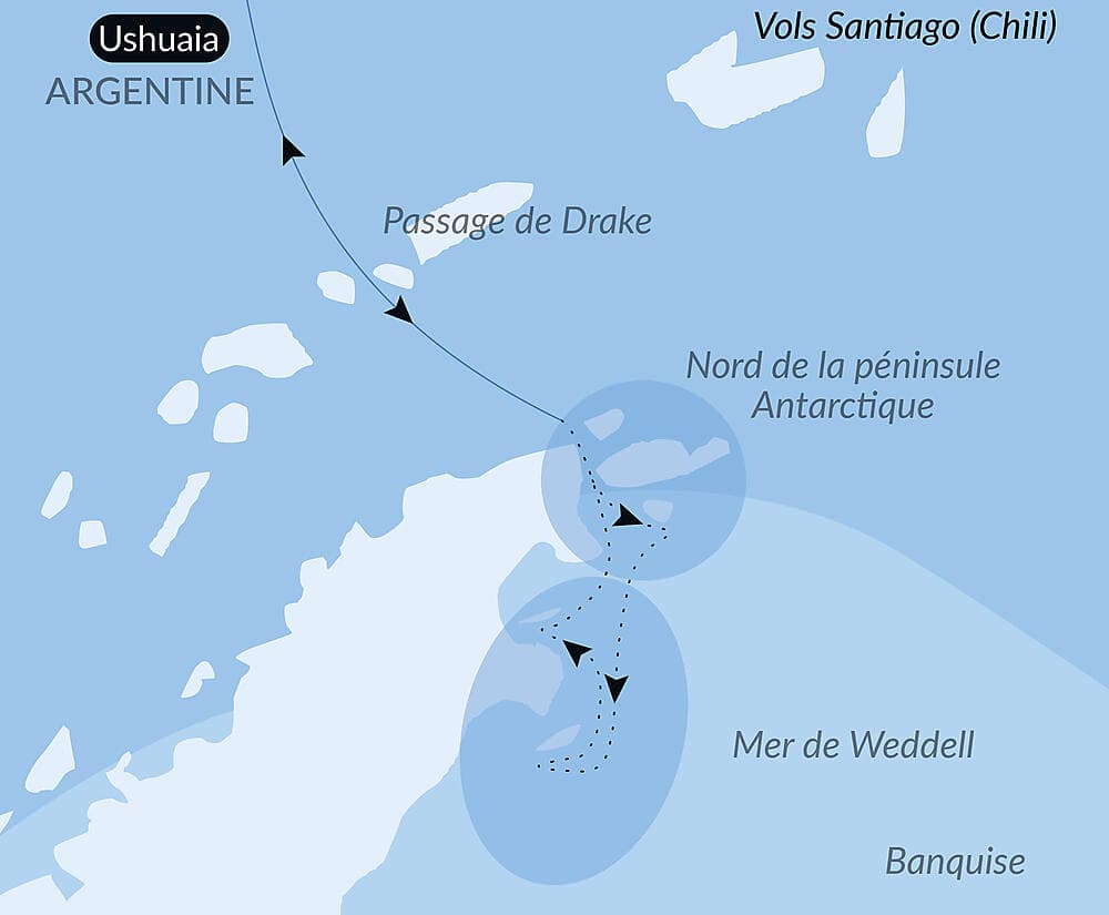 Cap sur les glaces de la mythique mer de Weddell null