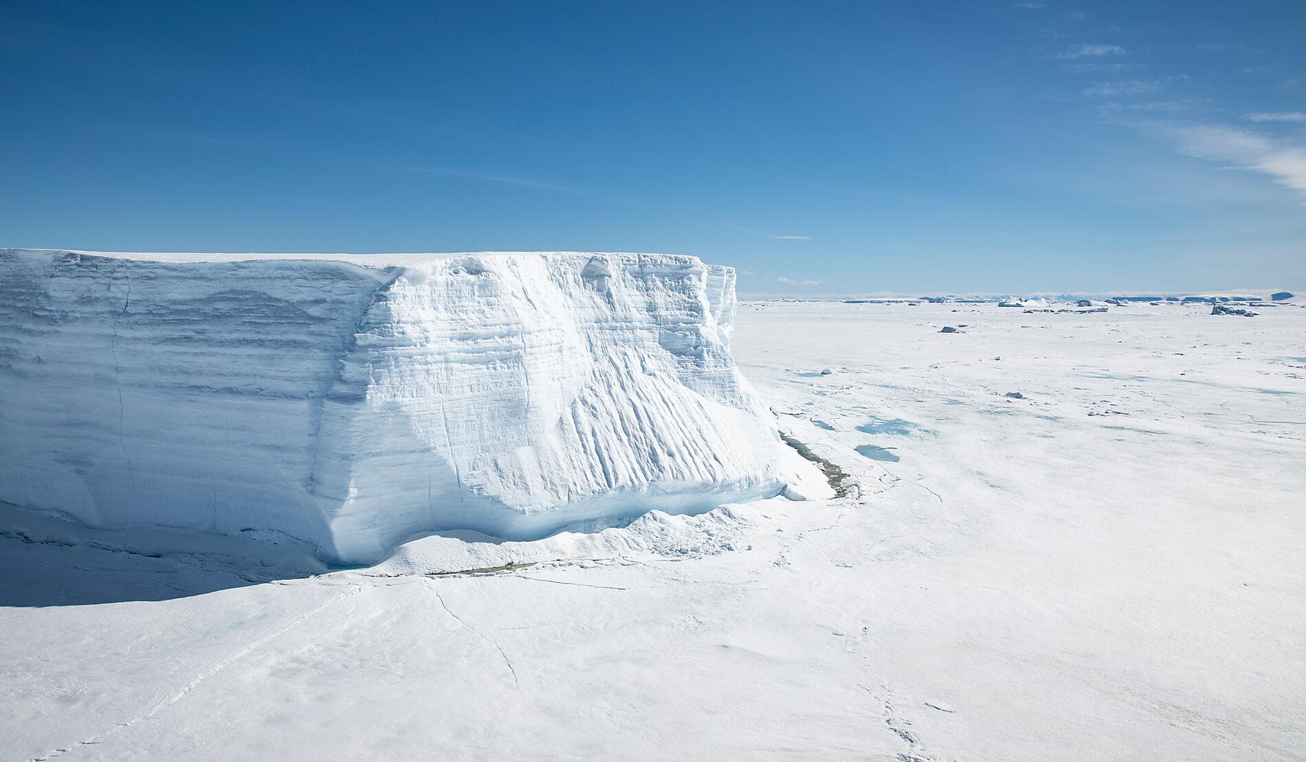 Mer de Weddell et plateformes de glace de Larsen 