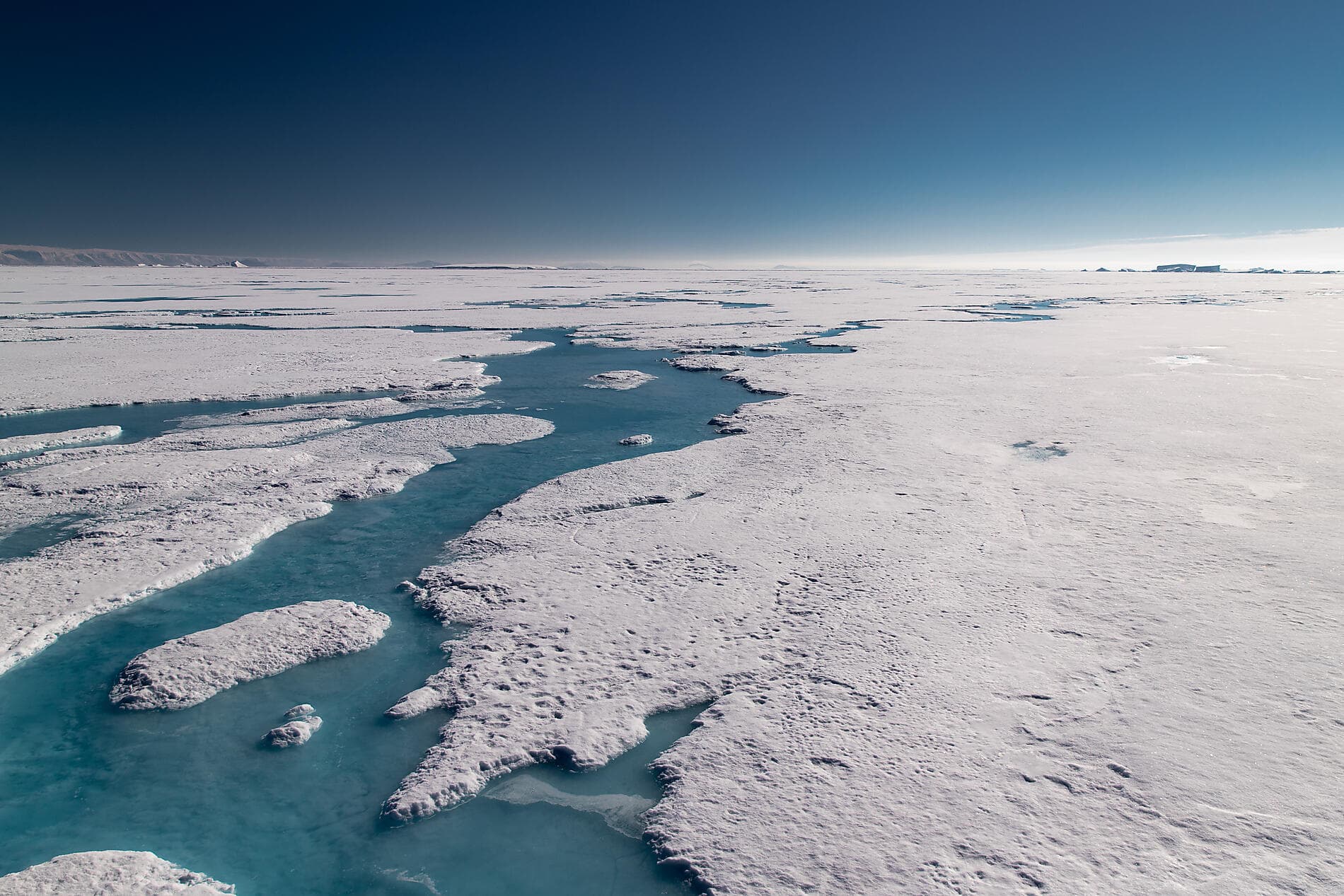 Mer de Weddell et plateformes de glace de Larsen 