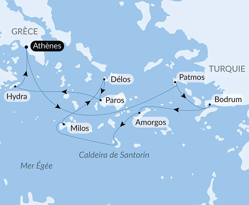 Au cœur des îles grecques