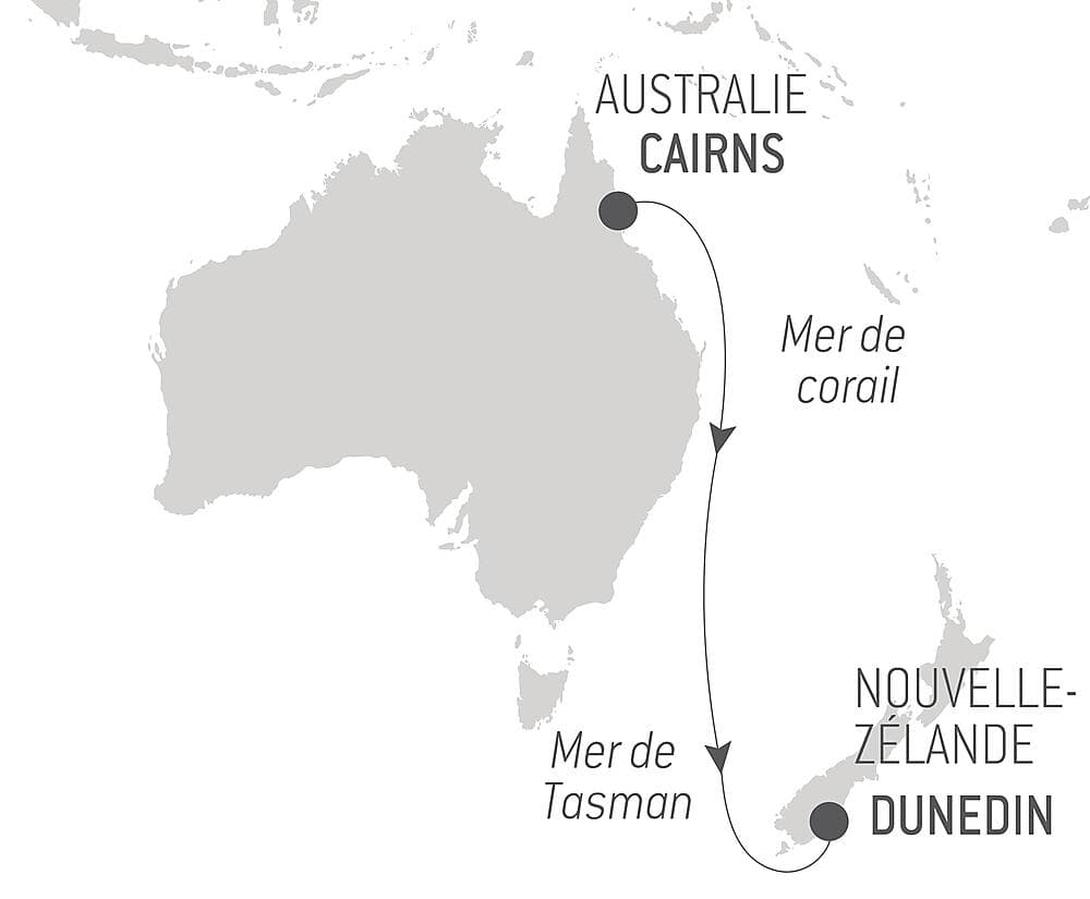 Voyage en Mer : Cairns - Dunedin null
