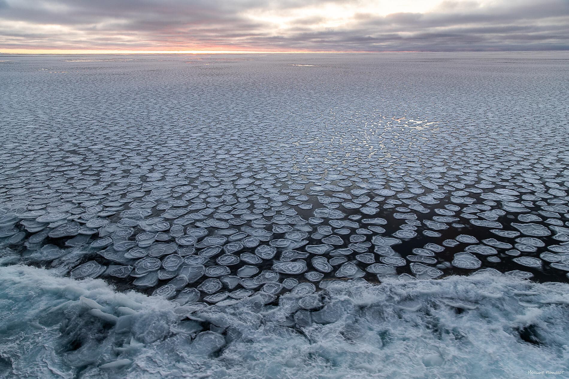 Entre deux continents, terres inexplorées occidentales d'Antarctique