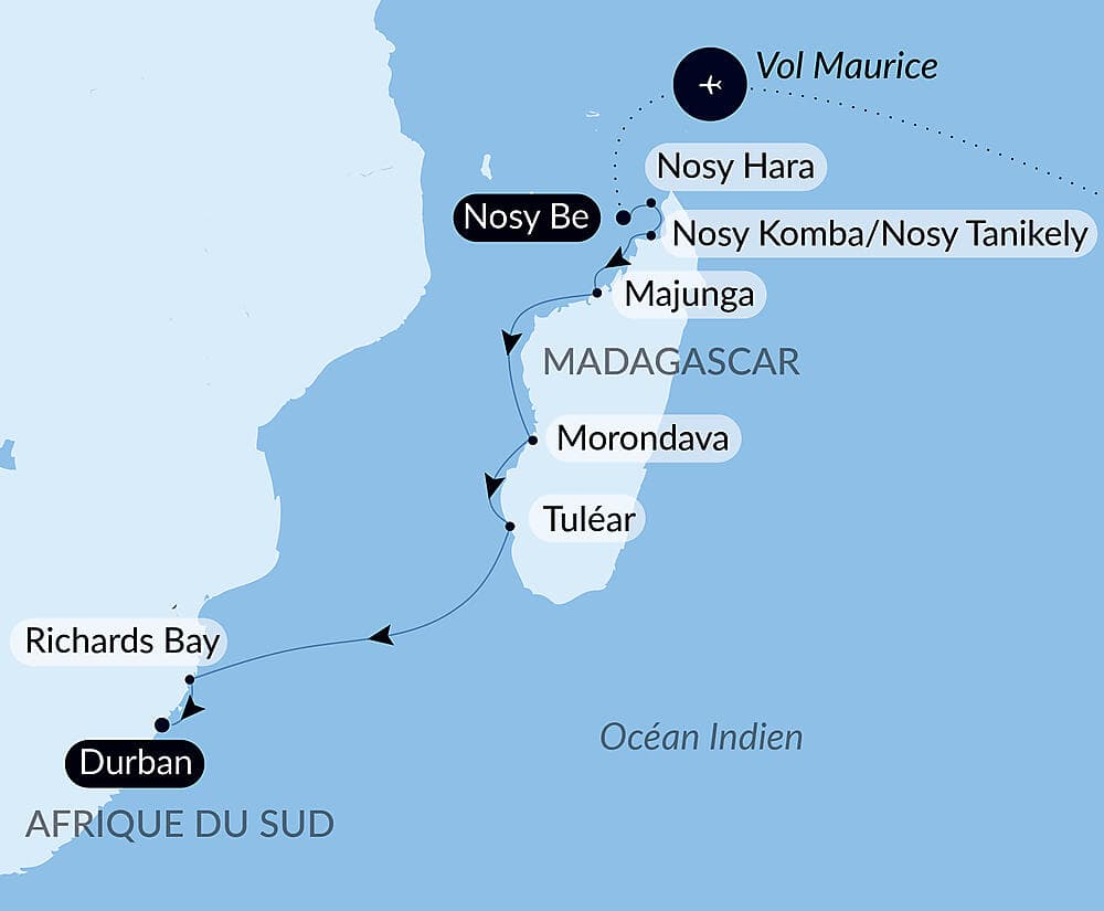 Afrique du Sud et Madagascar