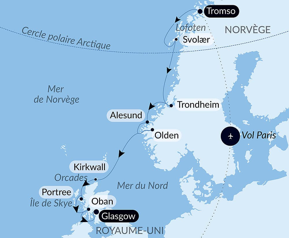 Du cercle polaire aux archipels écossais