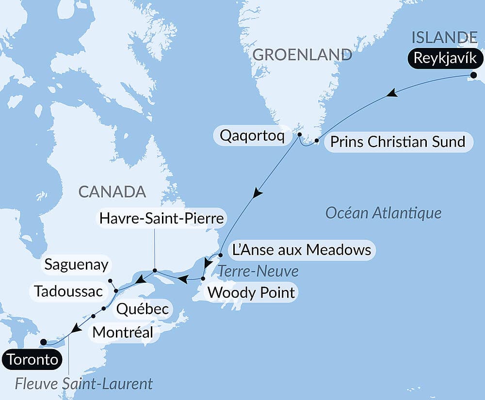 Dans le sillage des Vikings, de l’Islande au Canada null