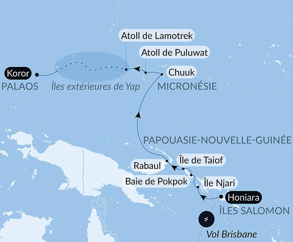 Secrets du Pacifique des Îles Salomon à Palau null