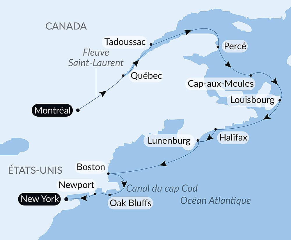 Croisière de la fidélité - De la Belle Province à Big Apple : nature et cités remarquables