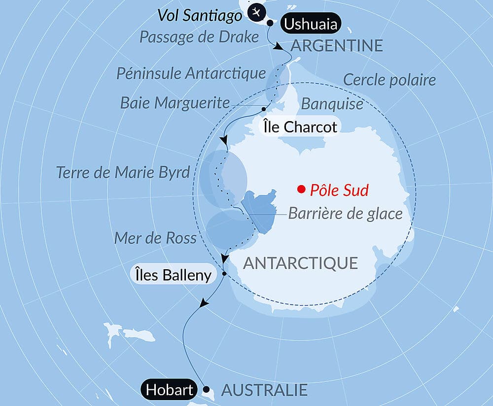 Charcot Island & Ross sea & Subantarctic Islands