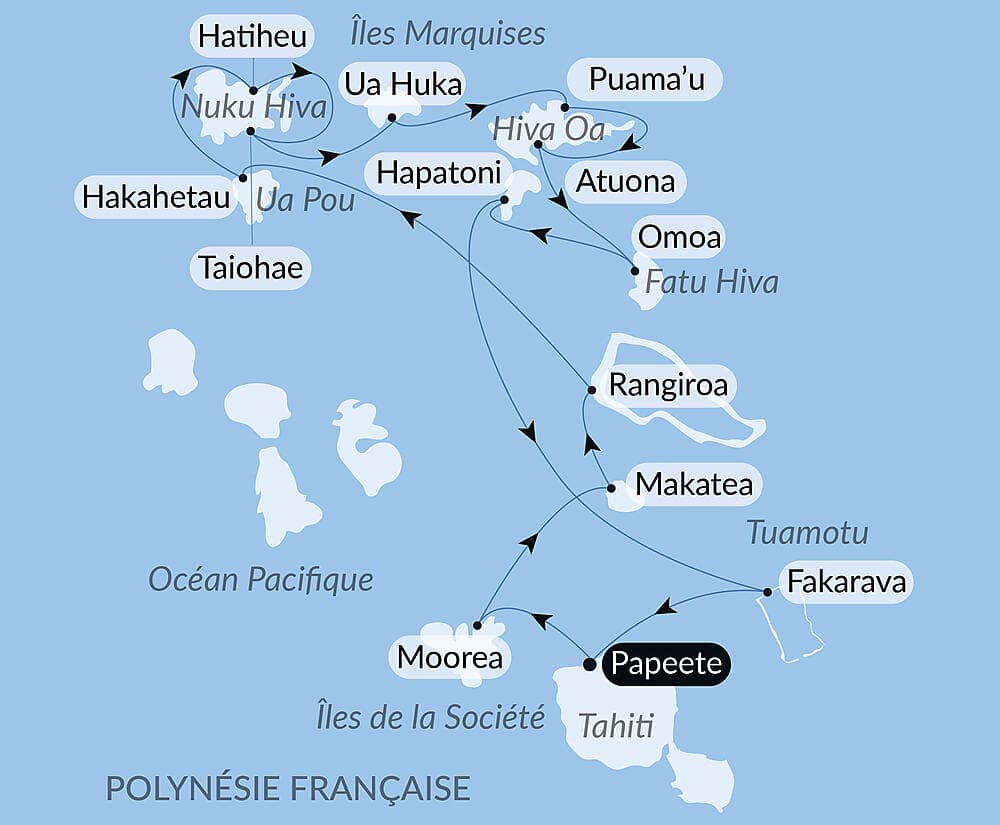 Douceur polynésienne : Marquises et Tuamotu