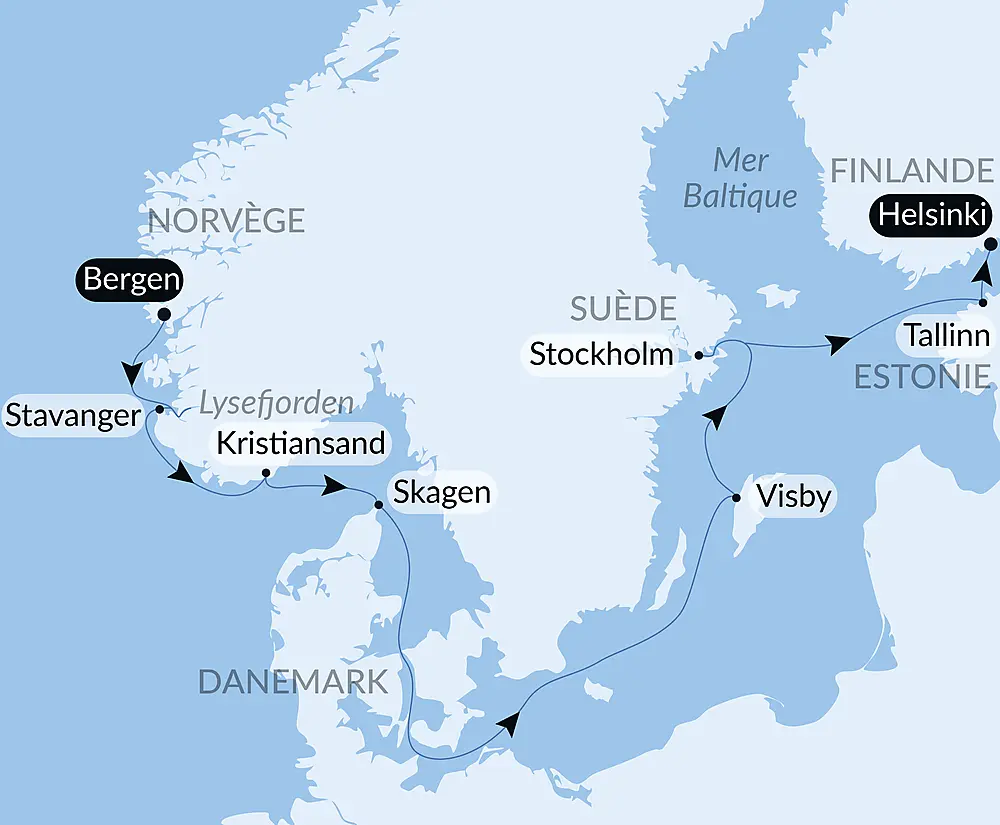 De la mer du Nord à la Baltique