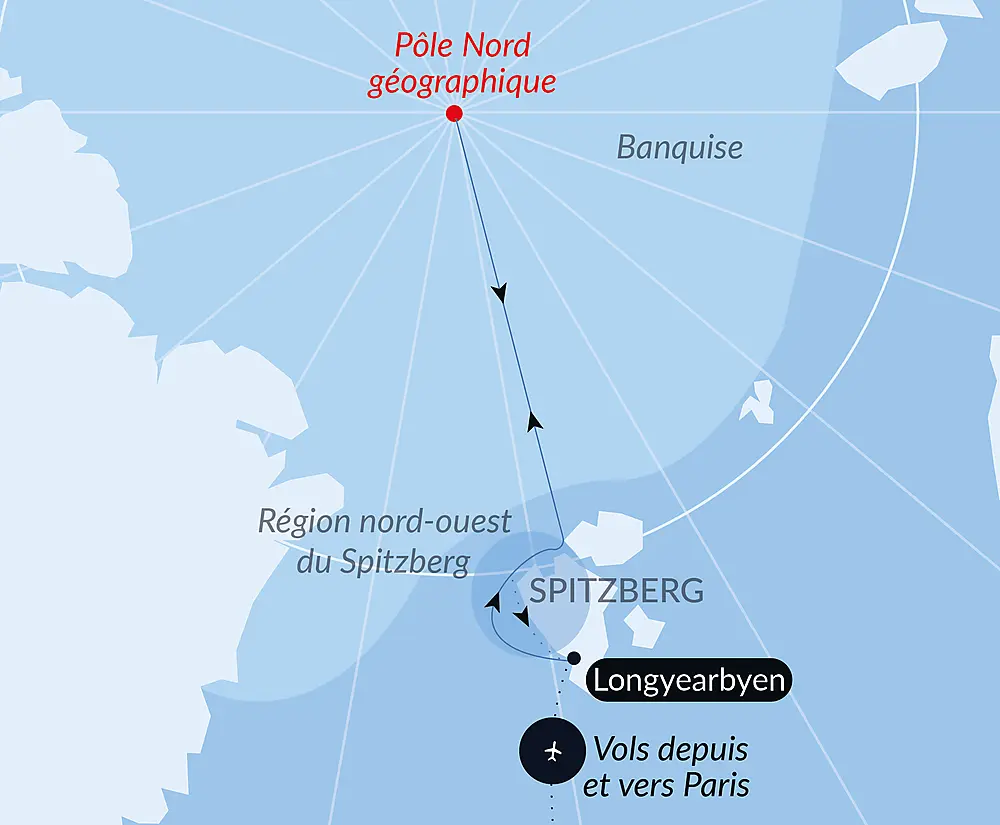 Le pôle Nord géographique